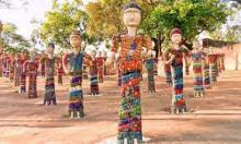 Art Pieces from Waste at Rock Garden, Chandigarh, India